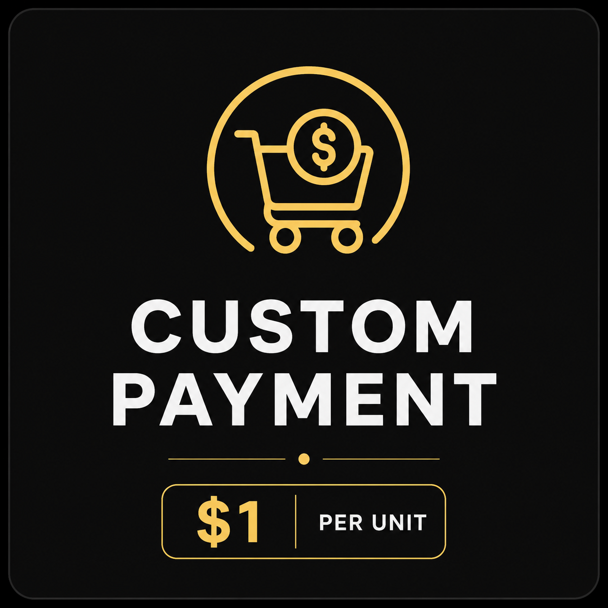 Custom Payment / Spare Parts / Extra Services